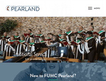 Tablet Screenshot of fumcpearland.org